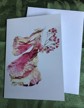 Load image into Gallery viewer, Faerie Avria- One of a Kind Faerie from Flowers -  Available as 5x7 Note Card
