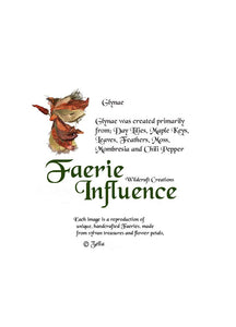 Faerie Glynae - One of a Kind Faerie from Flowers -  Available as 5x7 Note Card