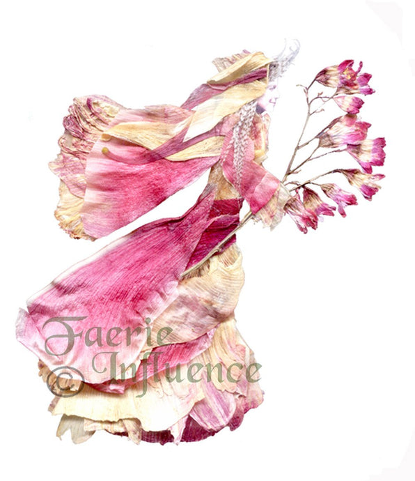 Faerie Avria- One of a Kind Faerie from Flowers -  Available as 5x7 Note Card