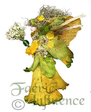 Load image into Gallery viewer, Faerie Daleana- One of a Kind Faerie from Flowers -  Available as 5x7 Note Card