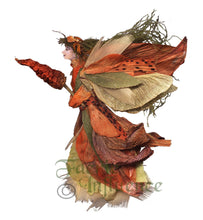 Load image into Gallery viewer, Faerie Glynae - One of a Kind Faerie from Flowers -  Available as 5x7 Note Card