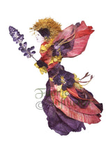 Load image into Gallery viewer, Faerie Enarra - One of a Kind Faerie from Flowers -  Available as 5x7 Note Card