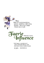 Load image into Gallery viewer, Faerie Tinqa - One of a Kind Faerie from Flowers -  Available as 5x7 Note Card