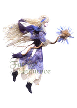 Load image into Gallery viewer, Faerie Tinqa - One of a Kind Faerie from Flowers -  Available as 5x7 Note Card