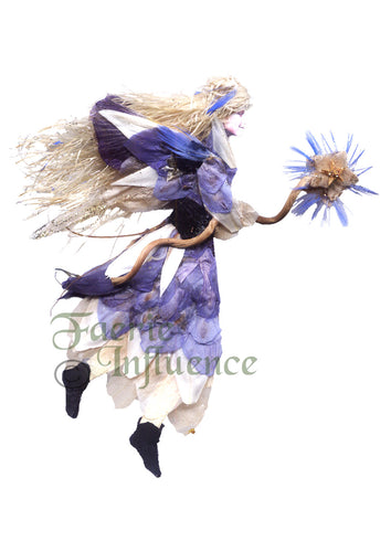 Faerie Tinqa - One of a Kind Faerie from Flowers -  Available as 5x7 Note Card