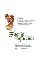 Load image into Gallery viewer, Faerie Minarea - One of a Kind Faerie from Flowers -  Available as 5x7 Note Card