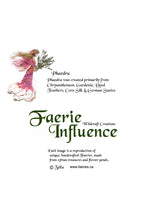 Load image into Gallery viewer, Faerie Phaedra - One of a Kind Faerie from Flowers -  Available as 5x7 Note Card