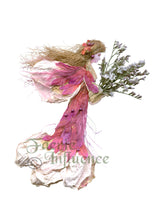 Load image into Gallery viewer, Faerie Phaedra - One of a Kind Faerie from Flowers -  Available as 5x7 Note Card