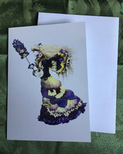 Load image into Gallery viewer, Faerie Anoria - One of a Kind Faerie from Flowers - Available as 5x7 Note Card