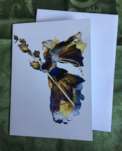 Load image into Gallery viewer, Faerie Ceinwen - One of a Kind Faerie from Flowers -  Available as 5x7 Note Card