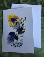 Load image into Gallery viewer, Faerie Elyzabel - One of a Kind Faerie from Flowers -  Available as 5x7 Note Card