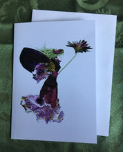 Load image into Gallery viewer, Faerie Flur  - One of a Kind Faerie from Flowers -  Available as 5x7 Note Card