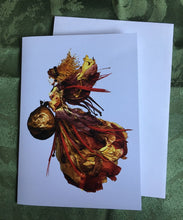 Load image into Gallery viewer, Faerie Maibanna - One of a Kind Faerie from Flowers -  Available as 5x7 Note Card