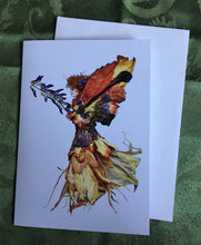 Load image into Gallery viewer, Faerie Malora - One of a Kind Faerie from Flowers -  Available as 5x7 Note Card