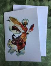 Load image into Gallery viewer, Faerie Nadja - One of a Kind Faerie from Flowers -  Available as 5x7 Note Card