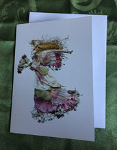 Load image into Gallery viewer, Faerie Shaylece - One of a Kind Faerie from Flowers -  Available as 5x7 Note Card