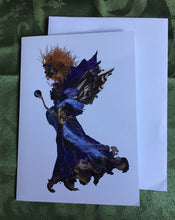 Load image into Gallery viewer, Faerie Zanzi - One of a Kind Faerie from Flowers -  Available as 5x7 Note Card