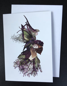 Faerie Laquice- One of a Kind Faerie from Flowers -  Available as 5x7 Note Card