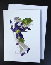 Load image into Gallery viewer, Faerie Mordighann - One of a Kind Faerie from Flowers -  Available as 5x7 Note Card