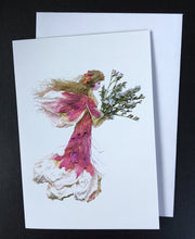 Load image into Gallery viewer, Faerie Phaedra - One of a Kind Faerie from Flowers -  Available as 5x7 Note Card