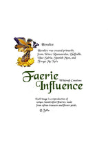 Load image into Gallery viewer, Faerie Heralice - One of a Kind Faerie from Flowers -  Available as 5x7 Note Card