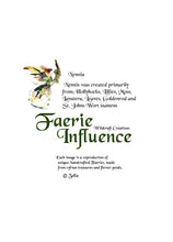 Load image into Gallery viewer, Faerie Nennia - One of a Kind Faerie from Flowers -  Available as 5x7 Note Card