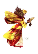 Load image into Gallery viewer, Faerie Brannaugh  - One of a Kind Faerie from Flowers -  Available as 5x7 Note Card