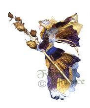 Load image into Gallery viewer, Faerie Ceinwen - One of a Kind Faerie from Flowers -  Available as 5x7 Note Card