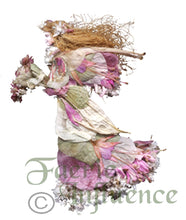 Load image into Gallery viewer, Faerie Shaylece - One of a Kind Faerie from Flowers -  Available as 5x7 Note Card