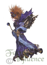 Load image into Gallery viewer, Faerie Zanzi - One of a Kind Faerie from Flowers -  Available as 5x7 Note Card