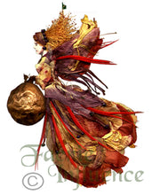 Load image into Gallery viewer, Faerie Maibanna - One of a Kind Faerie from Flowers -  Available as 5x7 Note Card